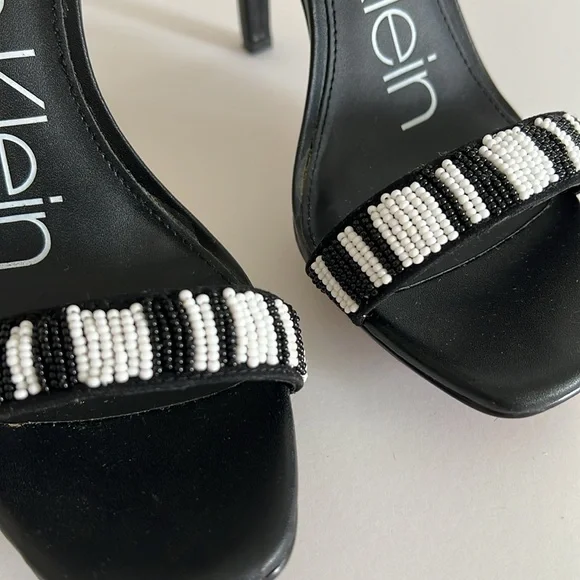 Calvin Klein Vable Beading Heels | Size 5M - Picture 3 of 11